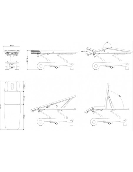 Lettino elettrico Naggura'N N'RUN5
